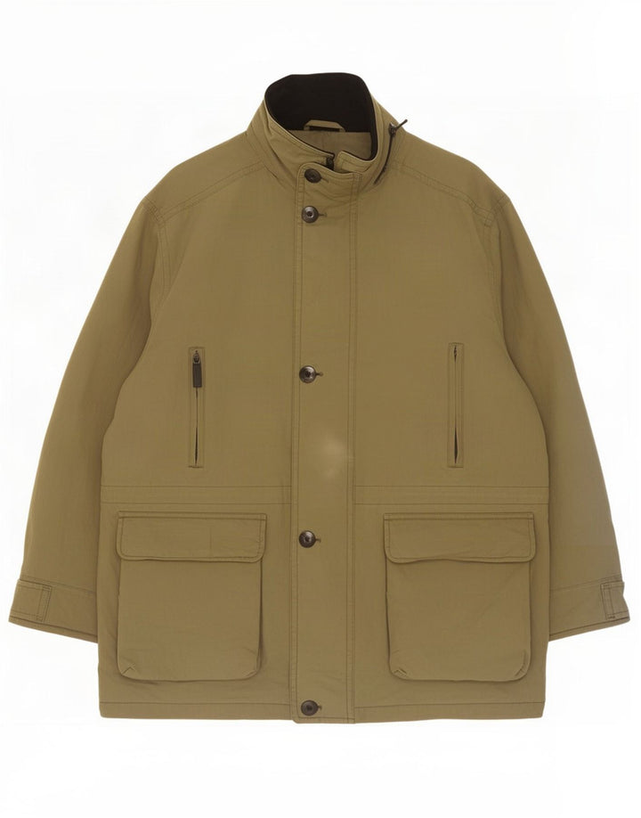Giacca a vento da uomo Marks & Spencer UK 44/46 XL cotone kaki