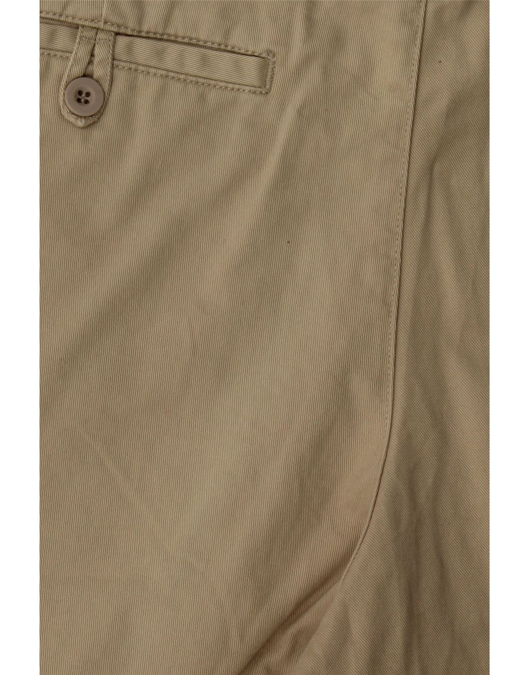 MARKS & SPENCER Pantaloncini chino da uomo W34 grandi in cotone beige