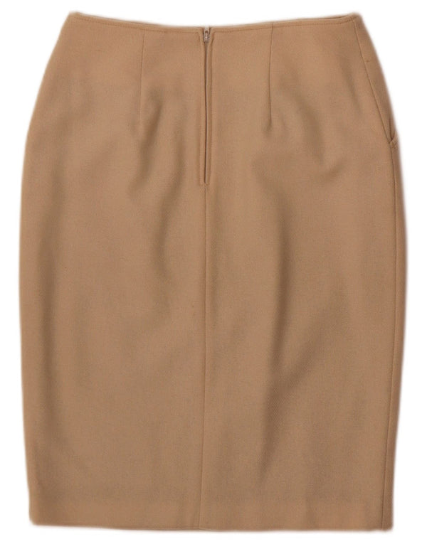 Gonna Tubino Donna Benetton IT 38 XS W25 Beige Lana