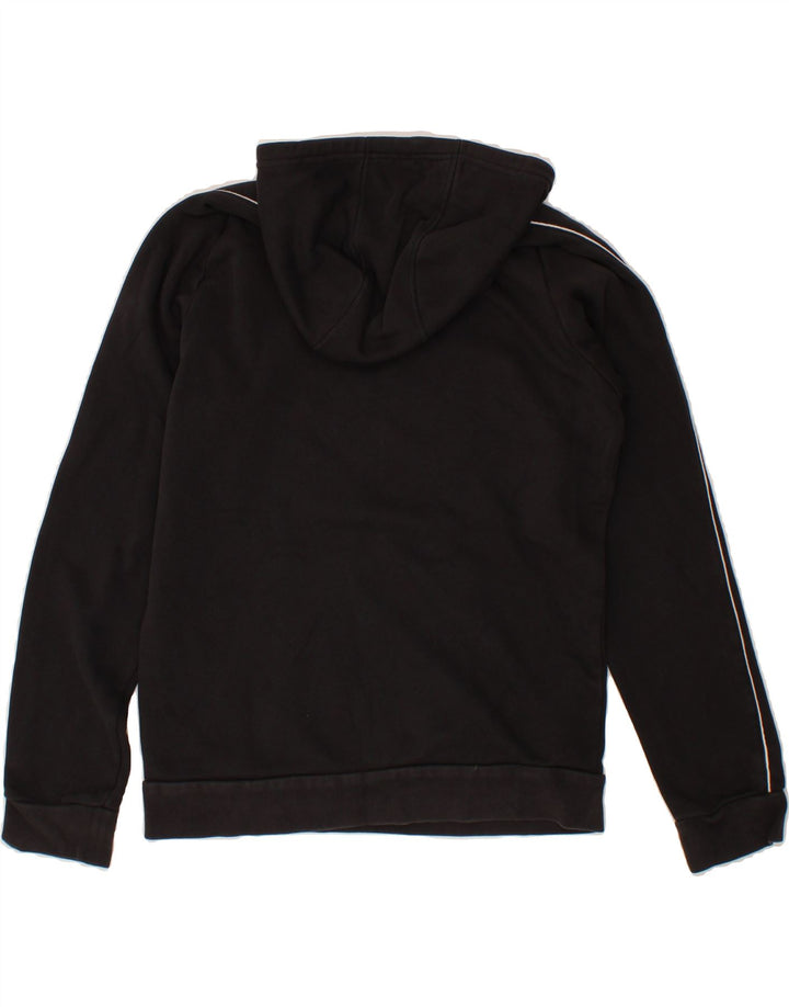 ADIDAS Mens Hoodie Jumper Medium Black Cotton Vintage Adidas and Second-Hand Adidas from Messina Hembry 