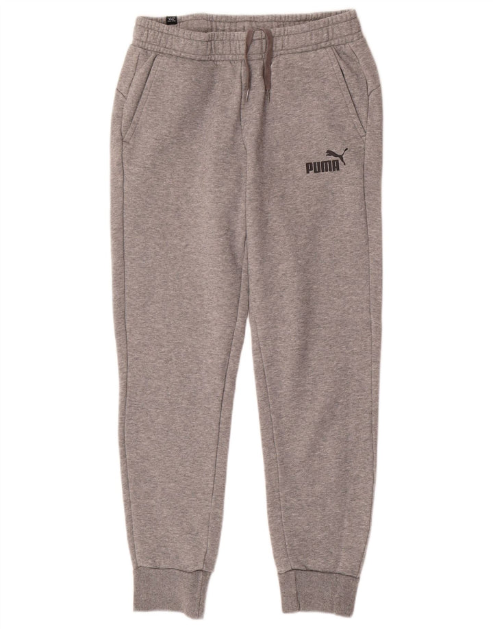 Pantaloni da tuta da uomo Puma Joggers grigio medio chiazzato