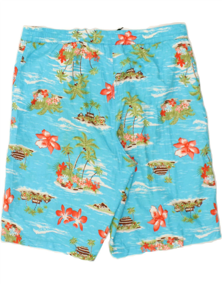 BEYOND Mens Swimming Shorts Large  Blue Polyester Vintage Beyond and Second-Hand Beyond from Messina Hembry 