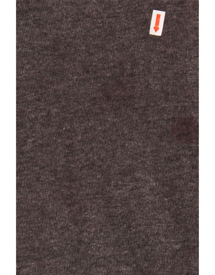 Abito maglione Zara da donna con maniche a 3/4 UK 16 grande poliestere marrone