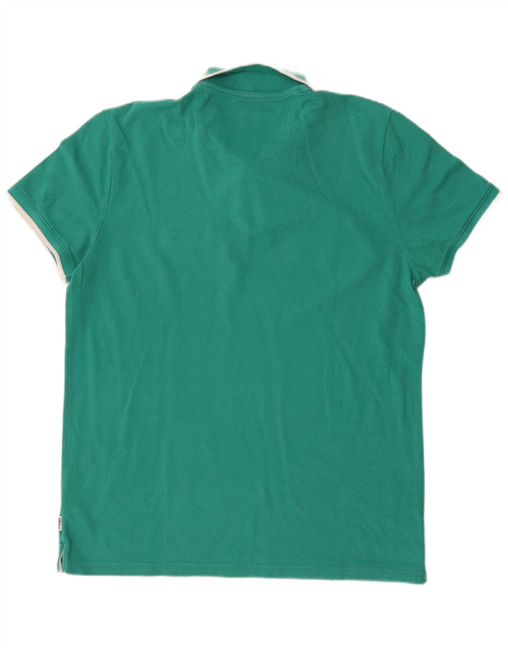 Polo da uomo Wrangler grande in cotone verde