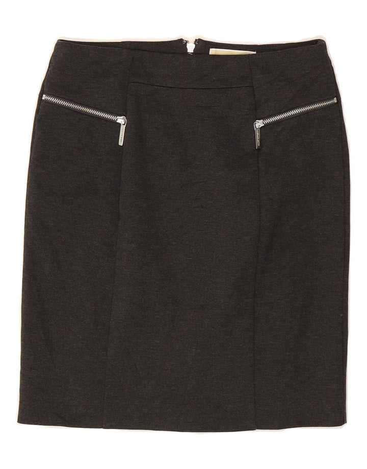MICHAEL KORS Womens Straight Skirt US 8 Medium W30  Grey Polyester Vintage Michael Kors and Second-Hand Michael Kors from Messina Hembry 