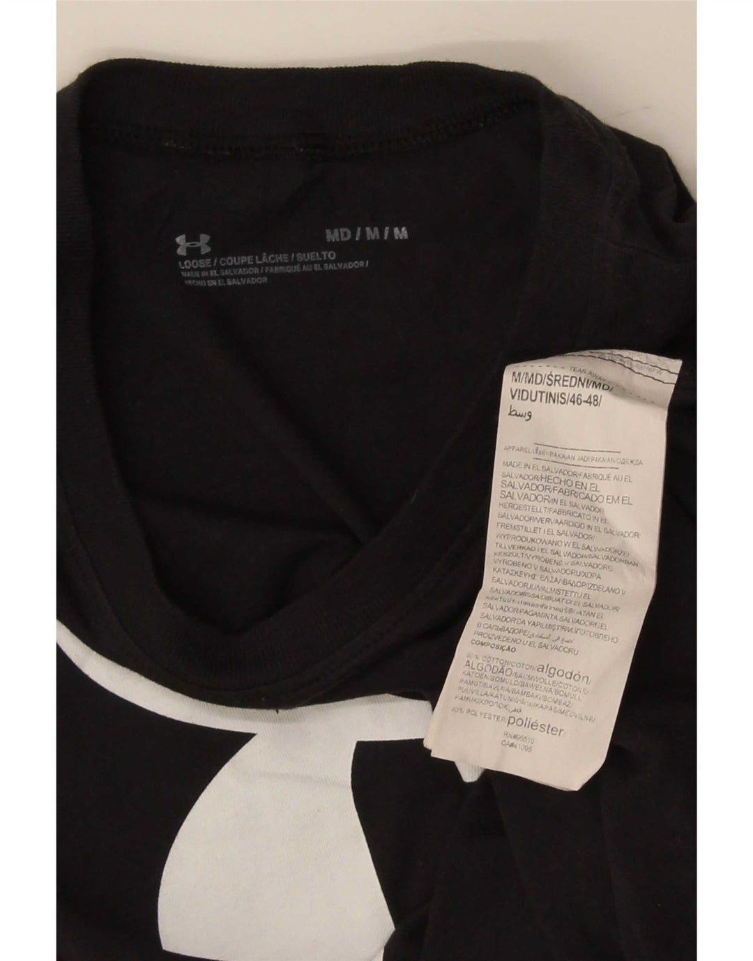 Canottiera grafica da donna Under Armour UK 12 cotone nero medio