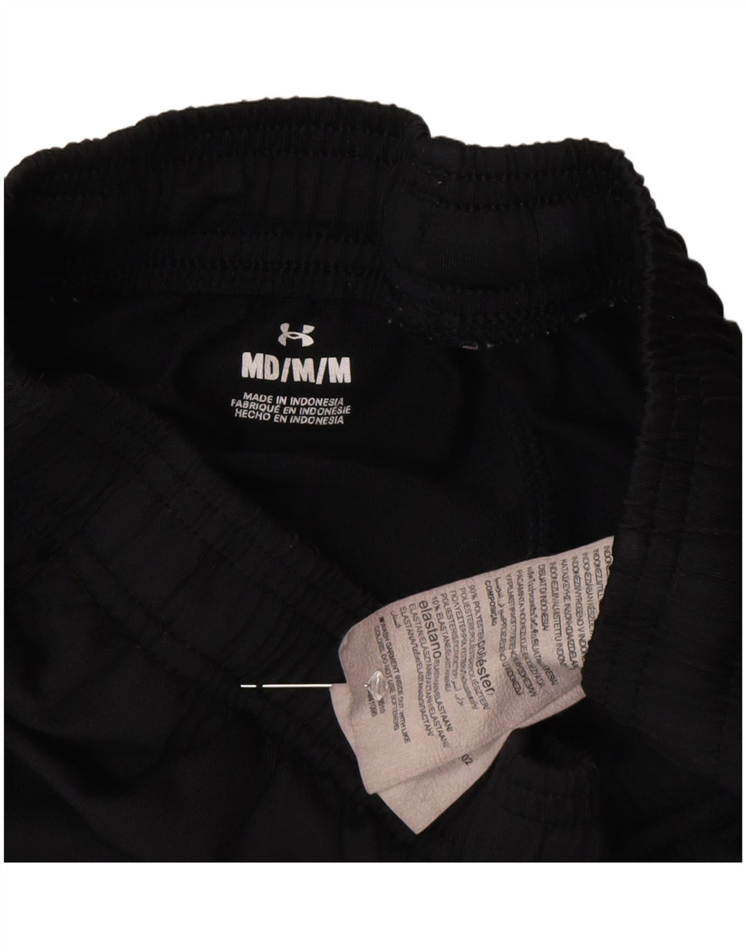 Pantaloni da tuta da uomo Under Armour poliestere nero medio