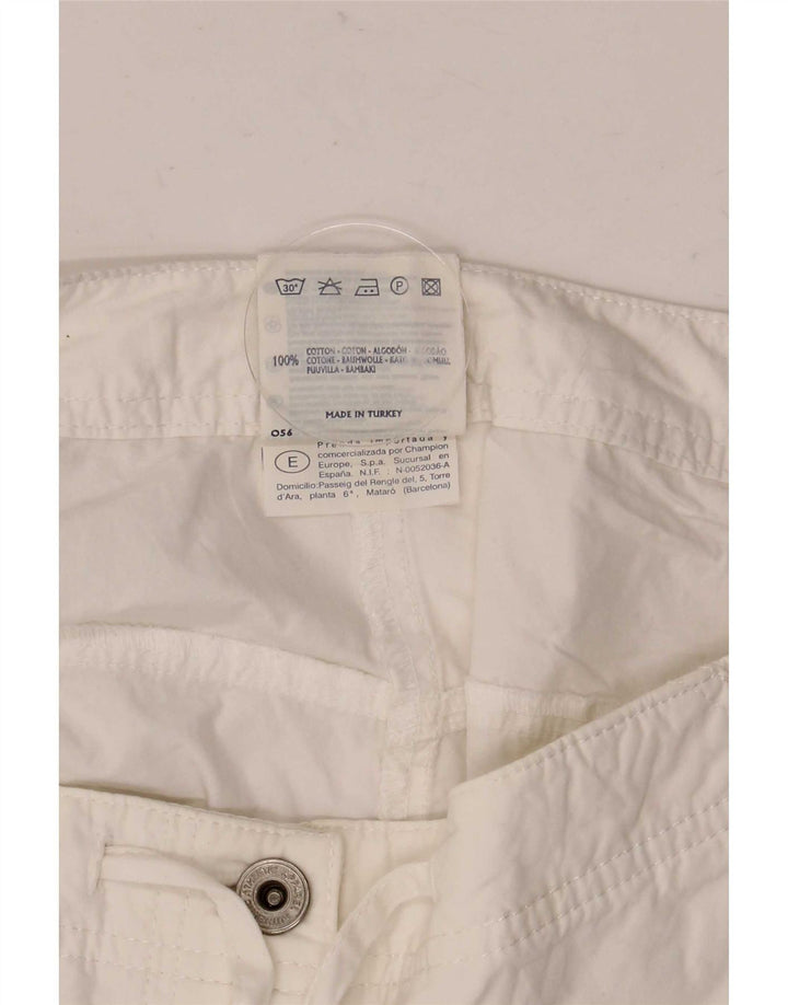 Pantaloncini casual da donna Champion grandi W32 in cotone bianco