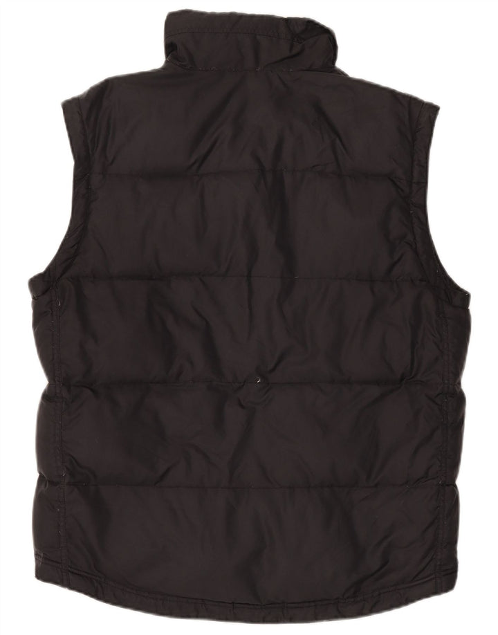 BEST COMPANY Gilet imbottito oversize da donna UK 14 grande nero