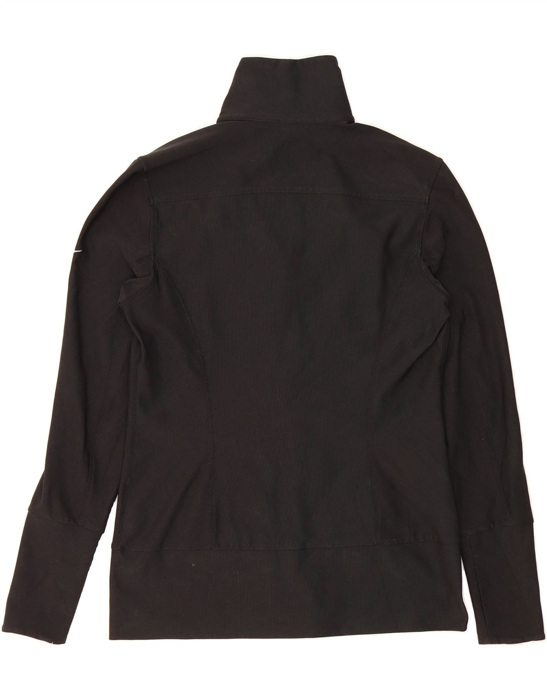 NIKE Womens Fit Dry Tracksuit Top Jacket US 8/10  Medium Black Polyester Vintage Nike and Second-Hand Nike from Messina Hembry 
