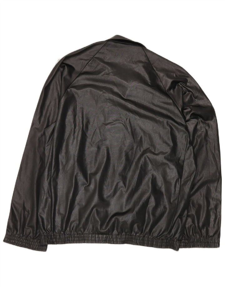 Giacca da ginnastica da ragazzo con grafica ampia e vestibilità ampia Arena, 13-14 anni, nera