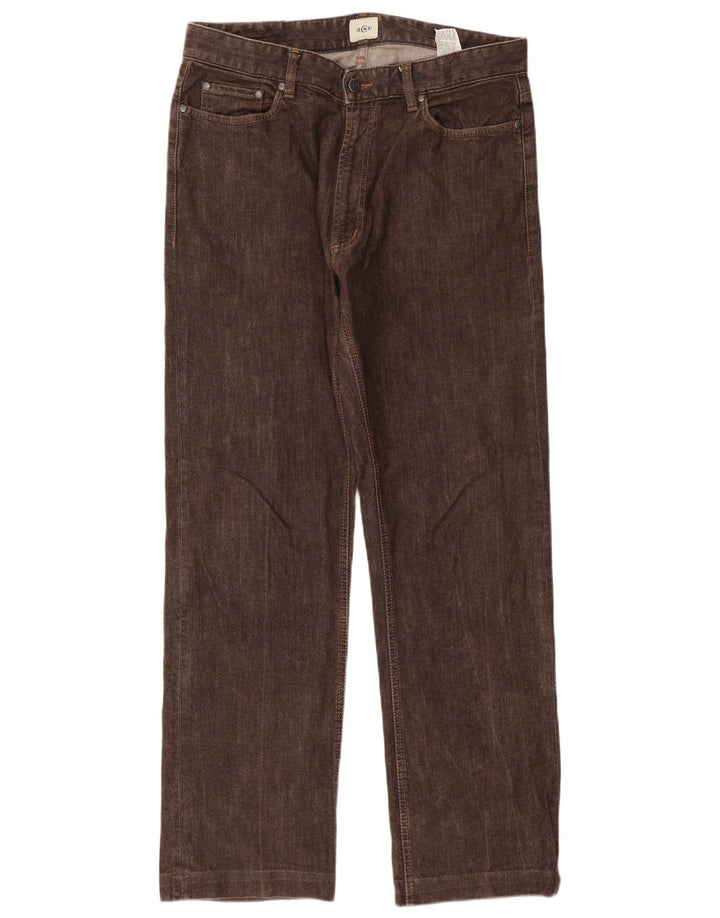 Jeans dritti da uomo CERRUTI 1881 W36 L31 cotone marrone