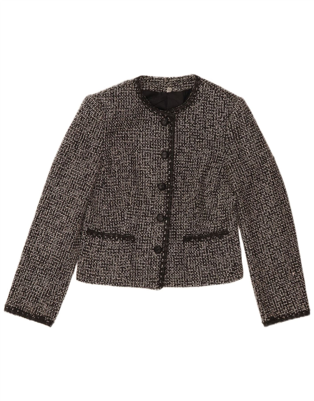 Giacca blazer vintage da donna a 5 bottoni IT 44 media nera