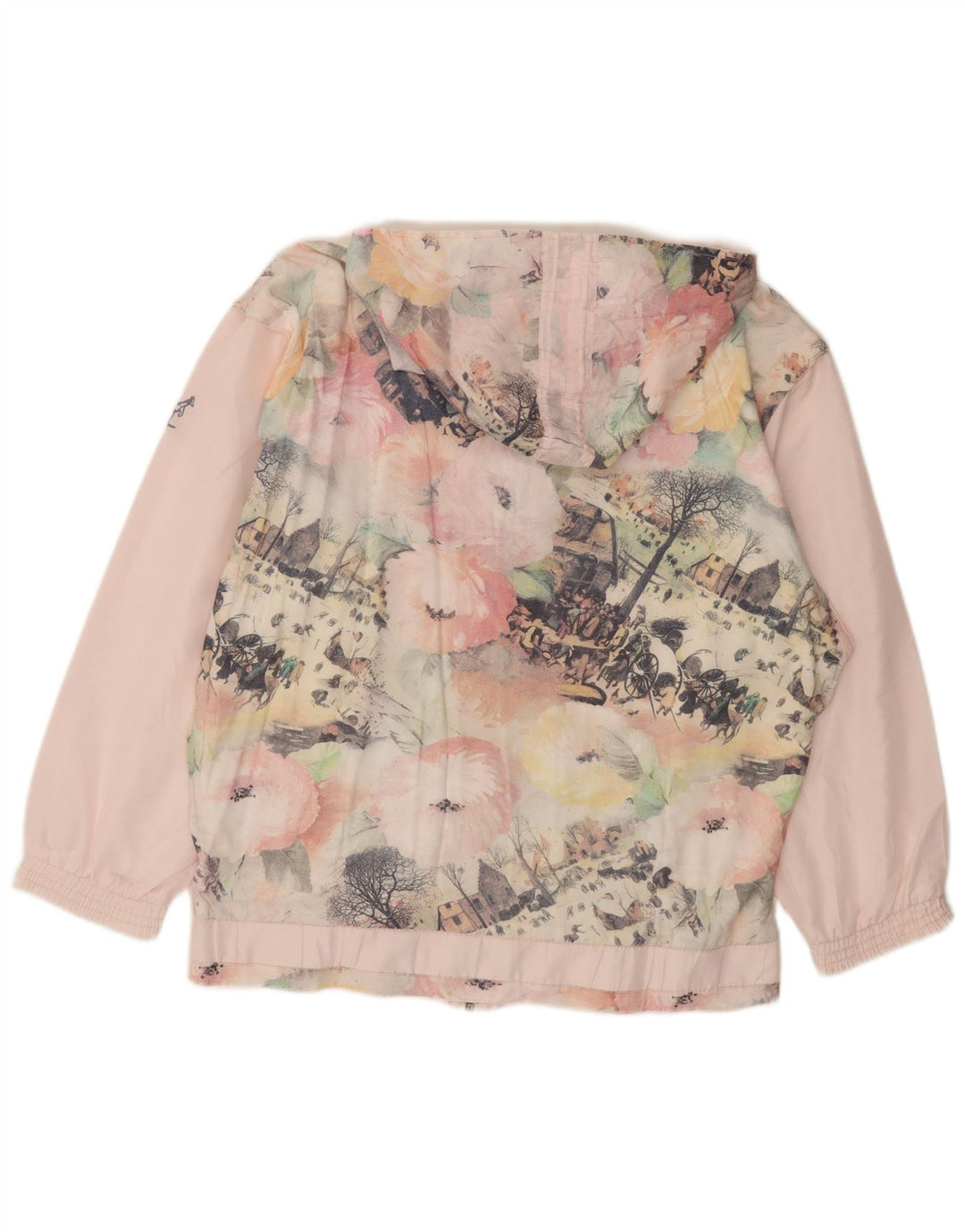 AUSTRALIAN L'ALPINA Giacca antipioggia grafica oversize da donna IT 48 XL Rosa