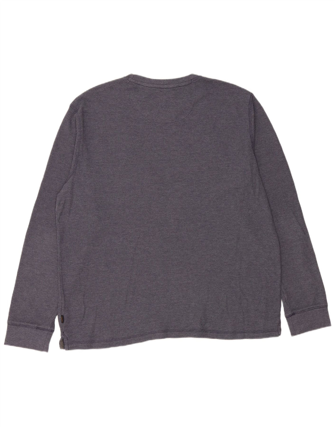 LEE Mens Regular Fit Top Long Sleeve XL Navy Blue Cotton