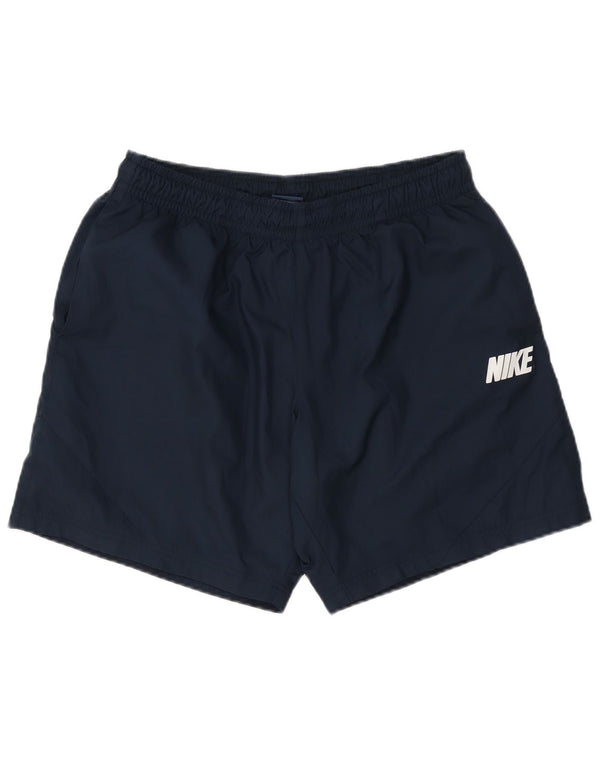 Pantaloncini sportivi da uomo Nike Large in poliestere blu navy