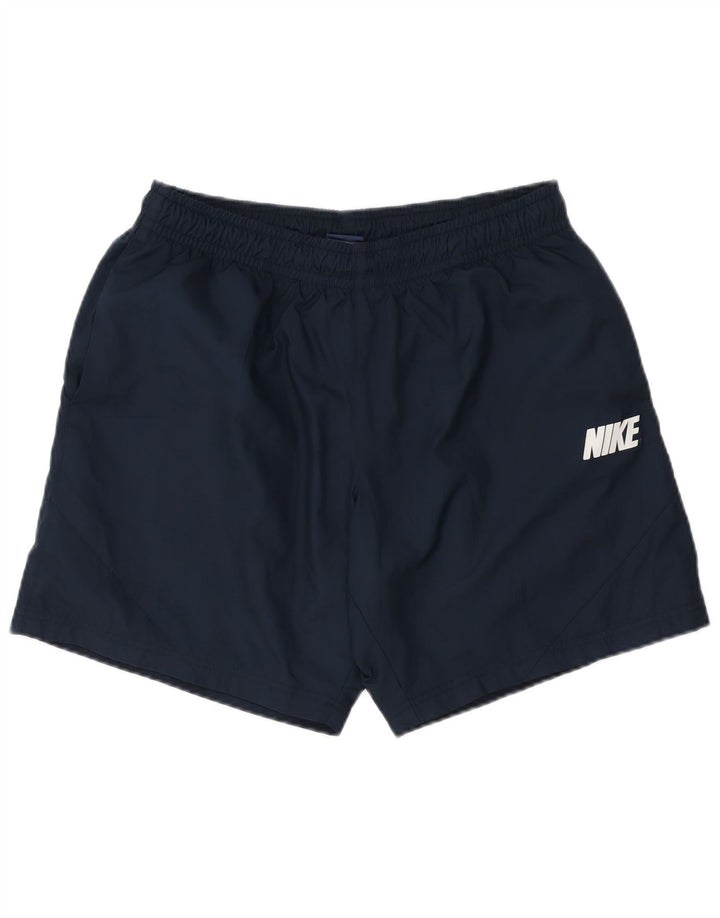 Pantaloncini sportivi da uomo Nike Large in poliestere blu navy