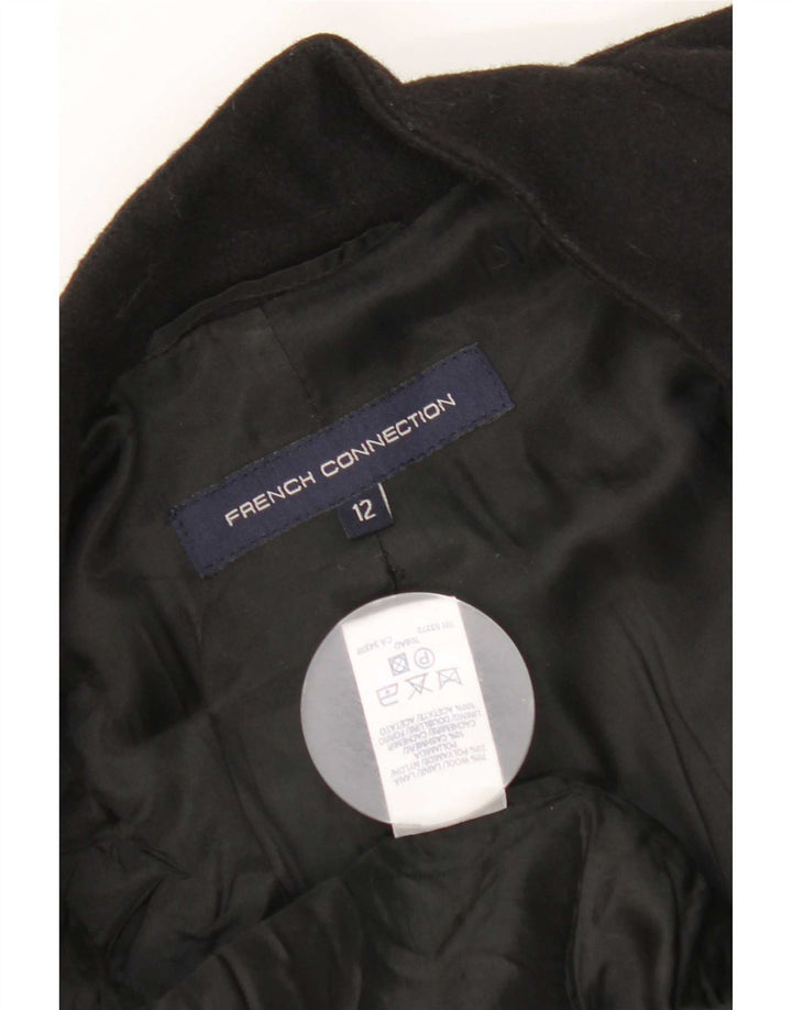 Cappotto oversize da donna French Connection UK 12 Lana nera media