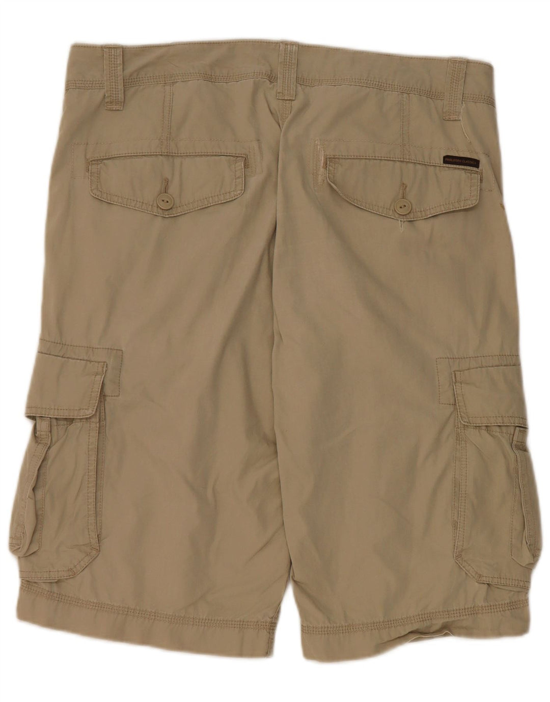 Pantaloncini cargo da uomo Marlboro Classics W34 Large in cotone kaki