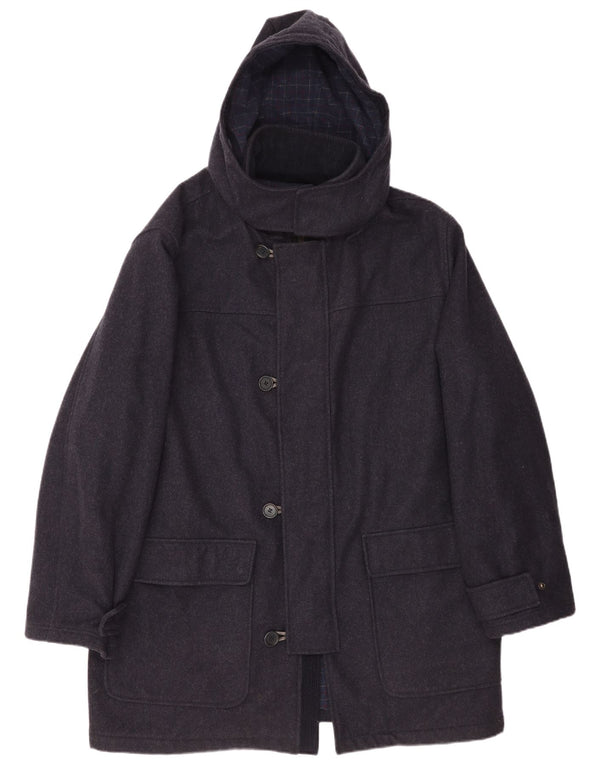 Marina Yachting Parka da uomo con cappuccio IT 52 XL Lana blu navy