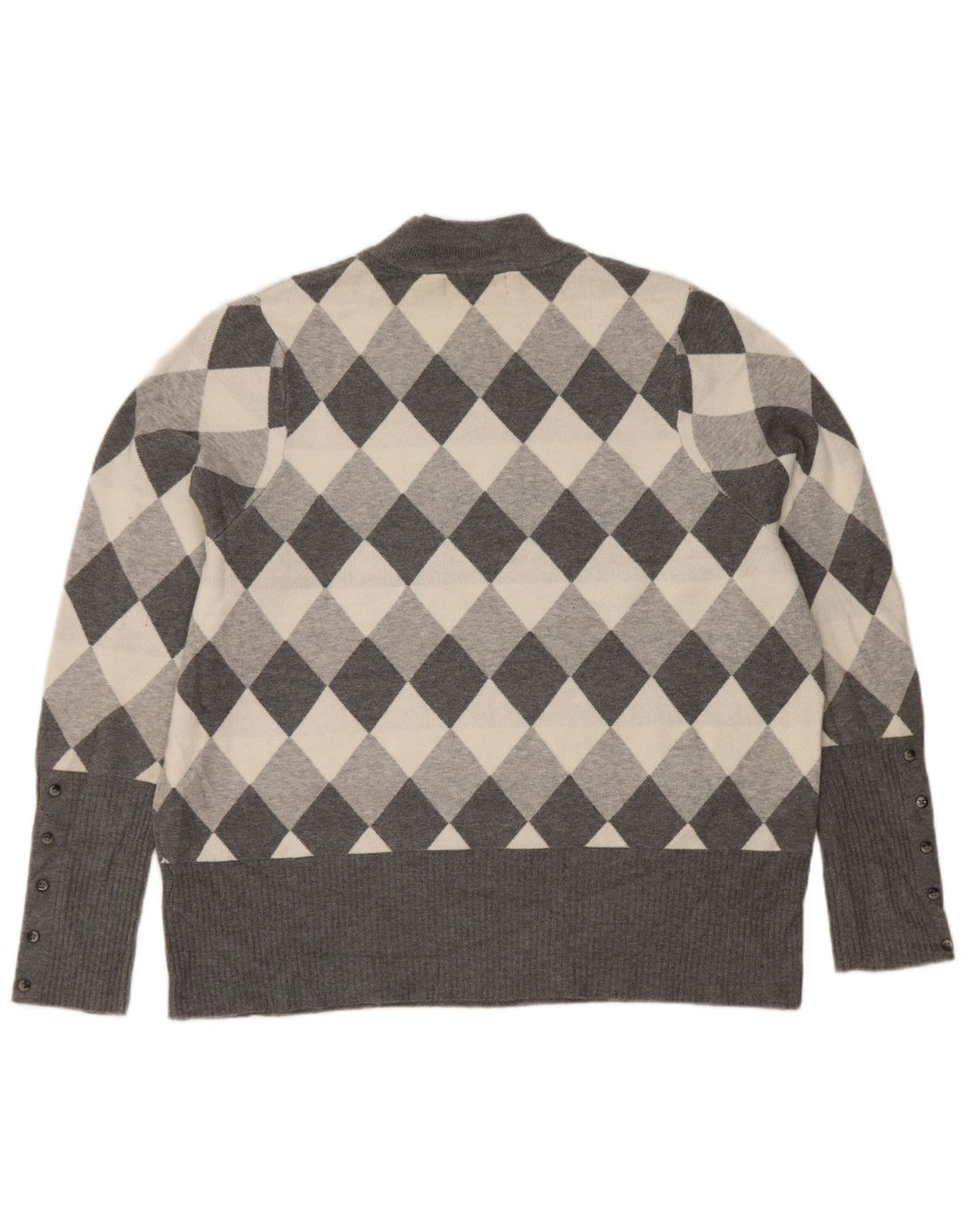 Maglione maglione collo alto da donna Marks & Spencer UK 22 3XL Grigio