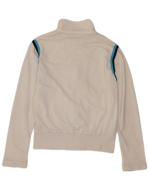 Giacca da tuta da donna Puma UK 10 Small Poliestere a righe bianche