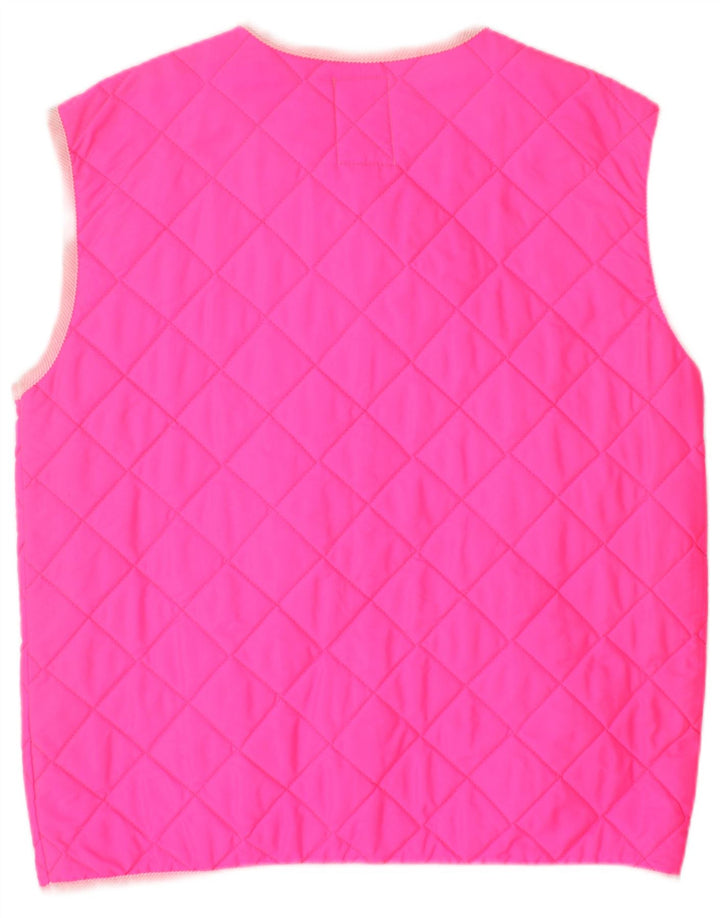 Gilet trapuntato da donna QUARRY UK 14 rosa medio in poliammide