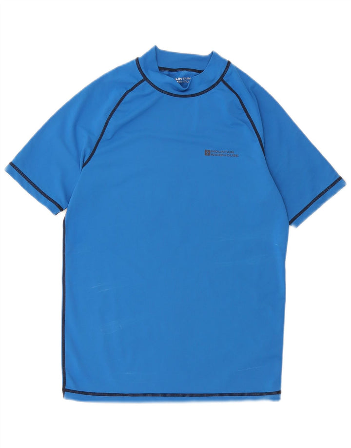 T-shirt da uomo Mountain Warehouse Top piccola in nylon blu