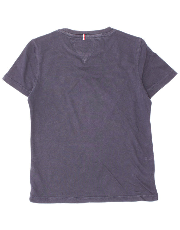 T-shirt grafica per ragazzi Tommy Hilfiger Top 5-6 anni in cotone blu navy