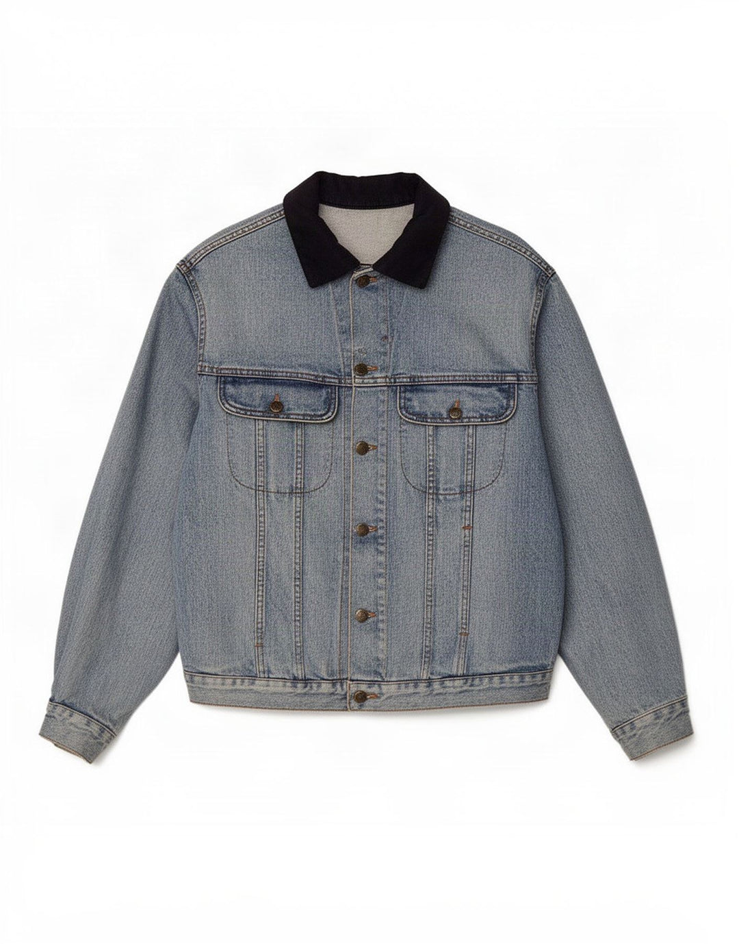 Giacca di jeans vintage da uomo UK 42 XL Blu