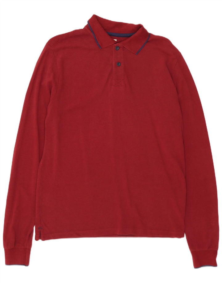 Polo da uomo a maniche lunghe NORTH SAILS piccola rossa