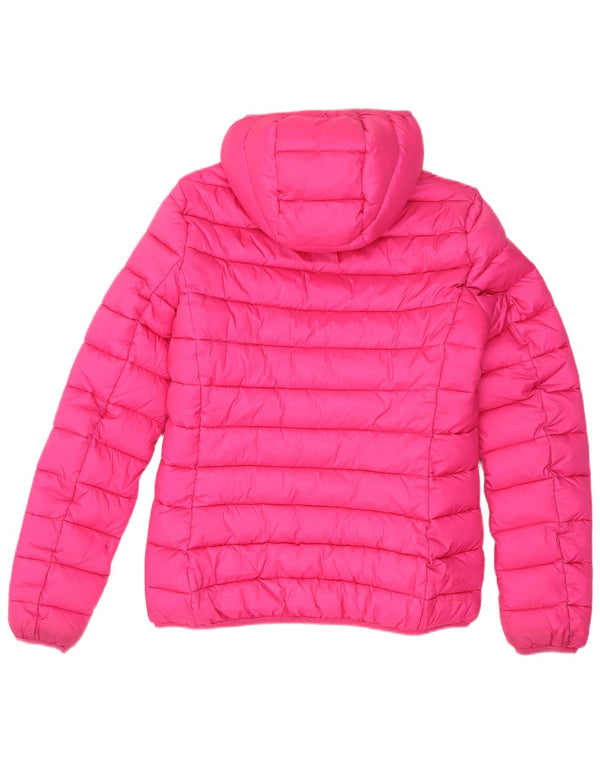 Giacca imbottita con cappuccio da donna Lotto UK 10 piccola rosa poliestere