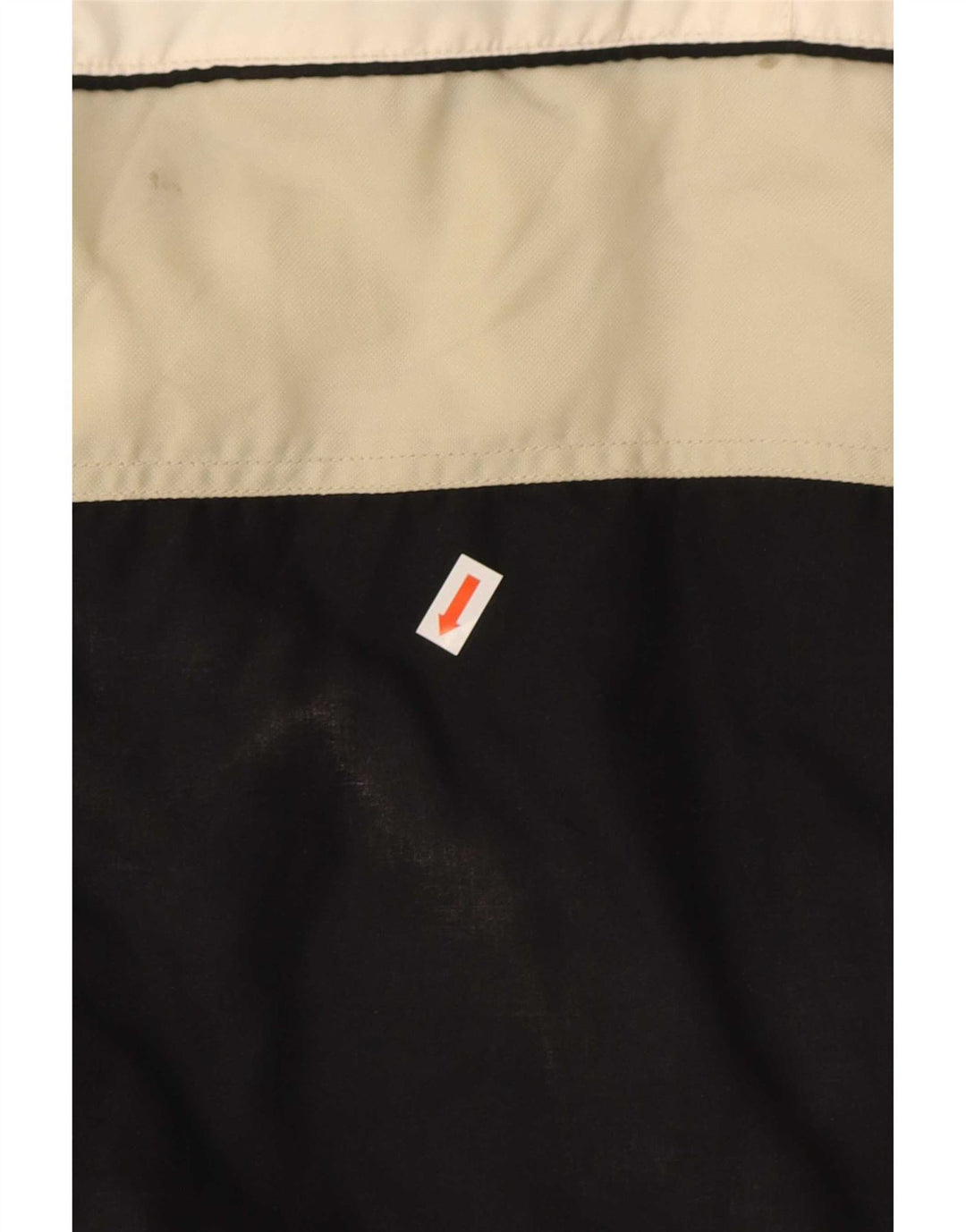 Giacca da sci vintage da uomo IT 48 Poliestere color block medio nero