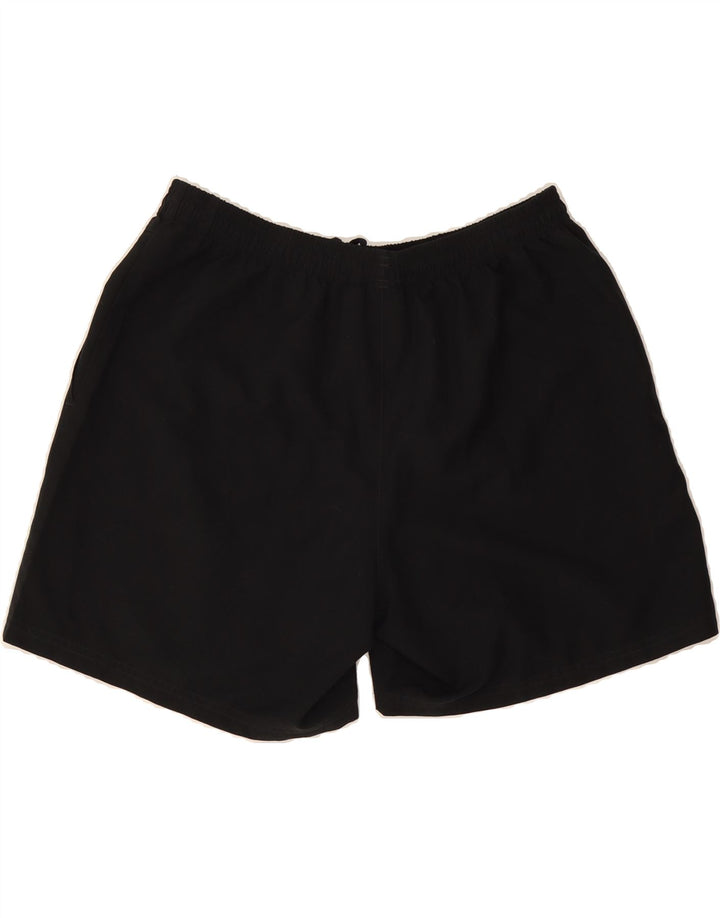 ADIDAS Womens Sport Shorts UK 14 Medium Black Polyester Vintage Adidas and Second-Hand Adidas from Messina Hembry 
