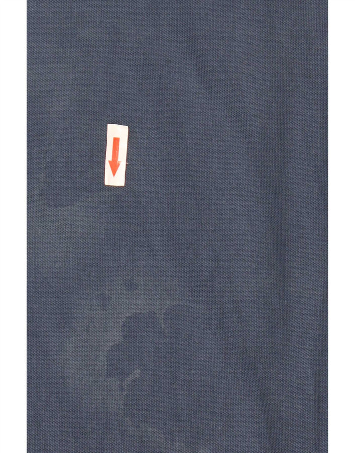 Polo Hugo Boss da uomo vestibilità regolare in cotone a quadri blu navy medio