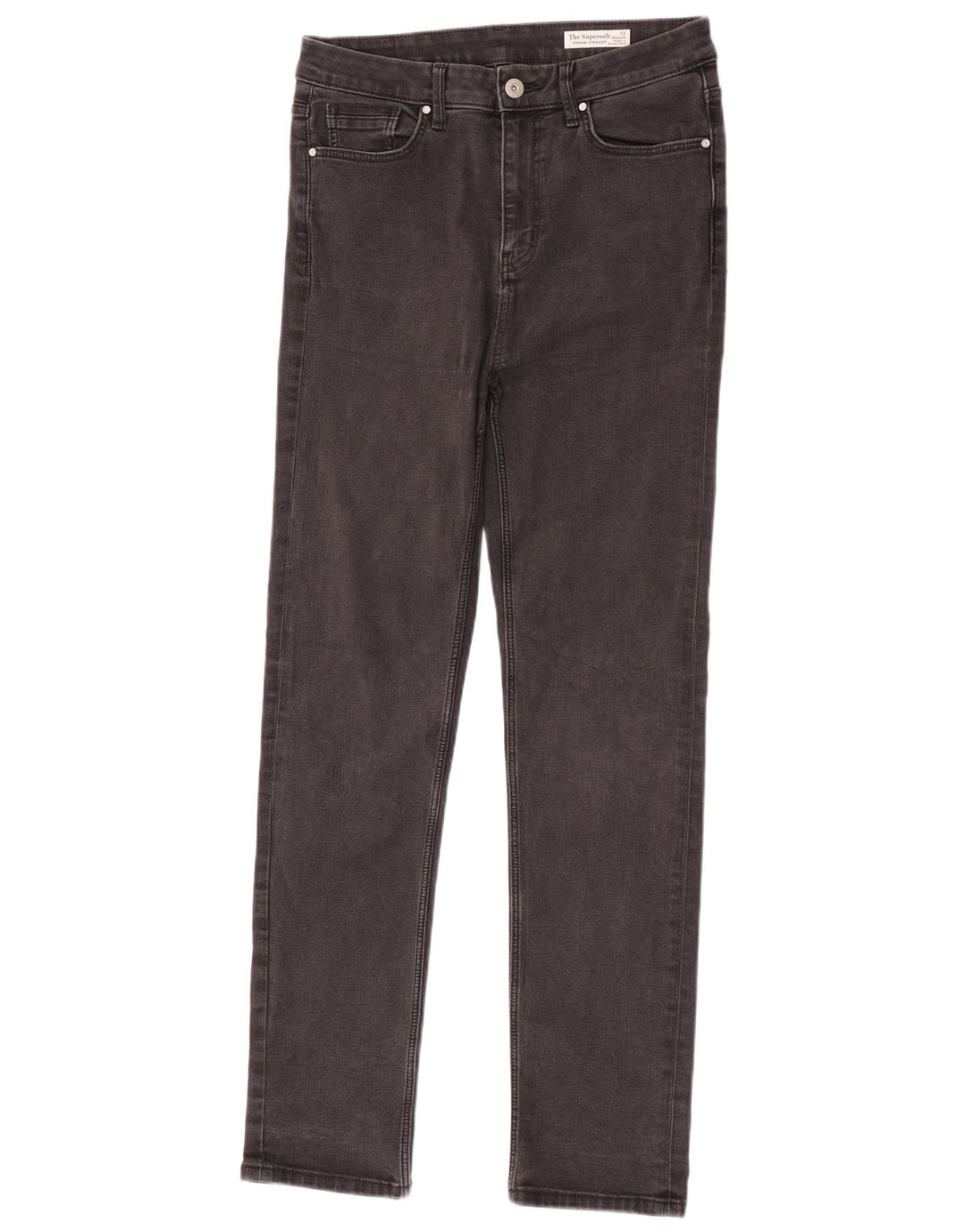 Jeans dritti Marks & Spencer da donna Sienna UK 12 medio W30 L30 neri
