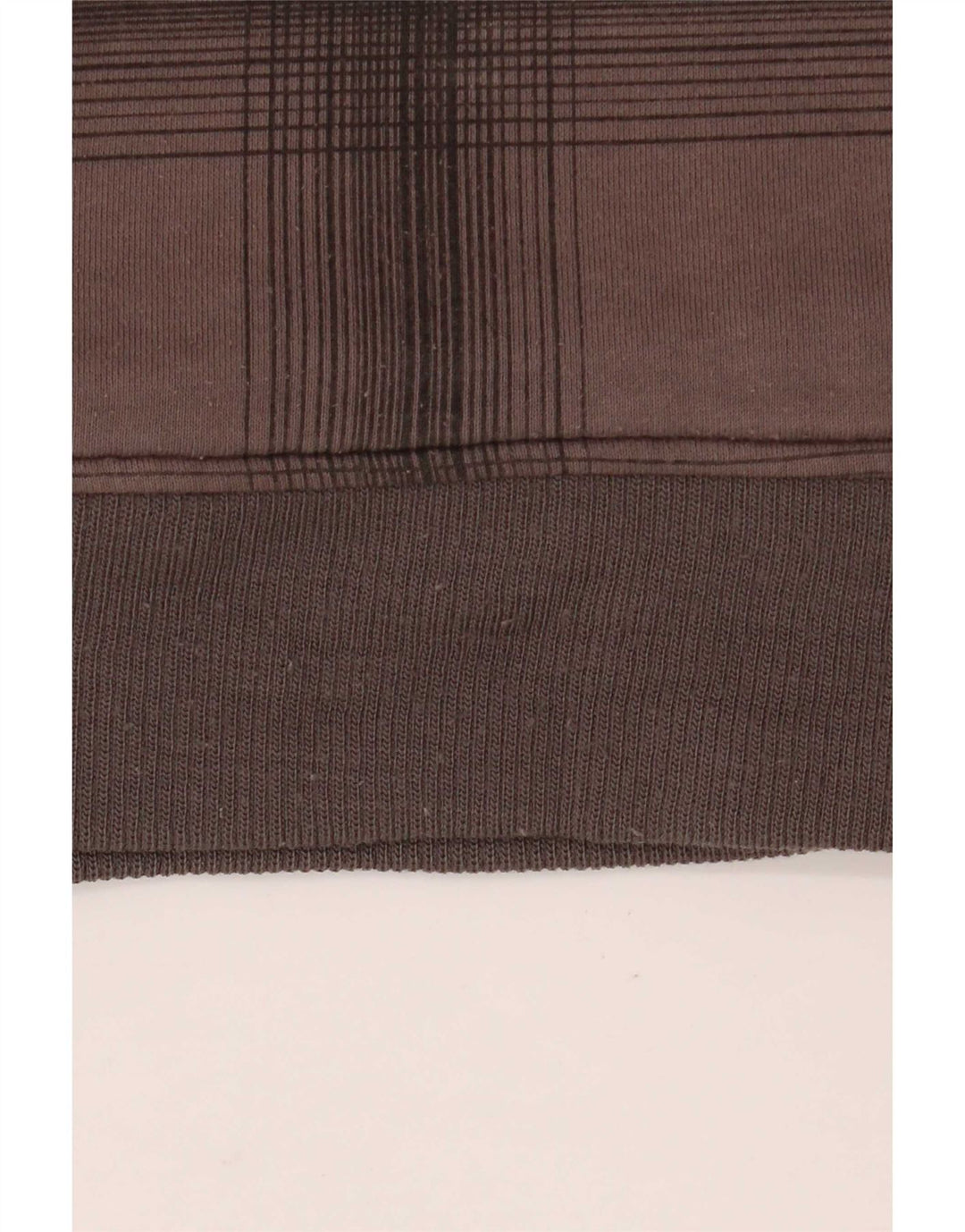 Maglione con cappuccio e zip grafica da uomo Quiksilver in cotone a quadri grigio medio