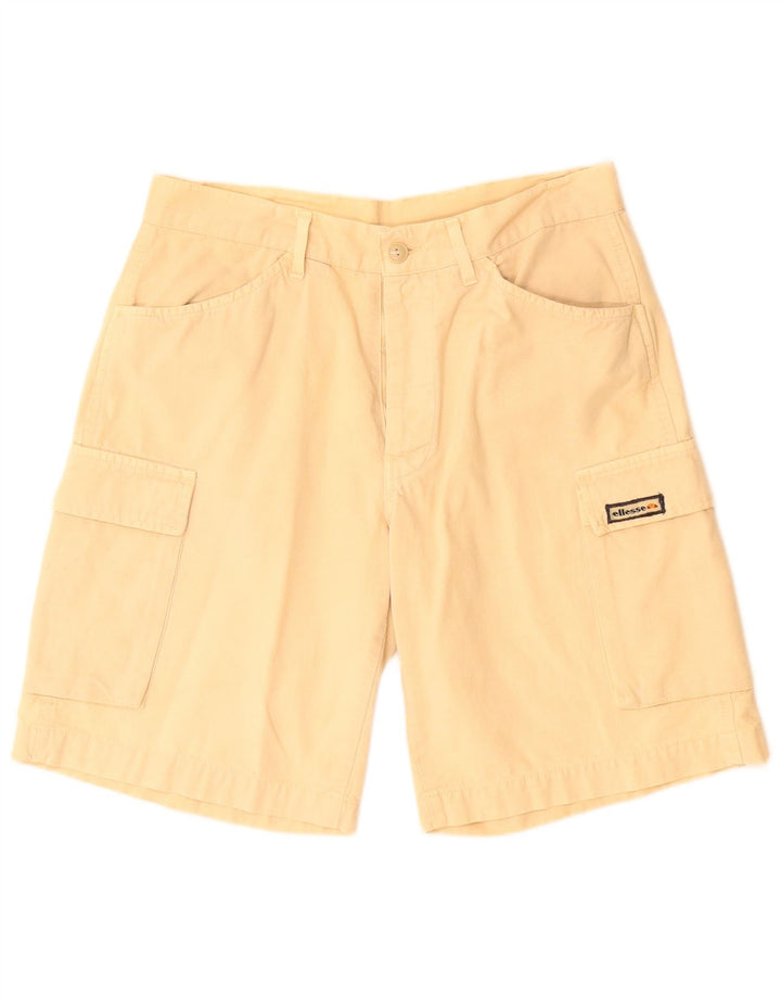 Pantaloncini cargo da uomo Ellesse W40 XL in cotone beige
