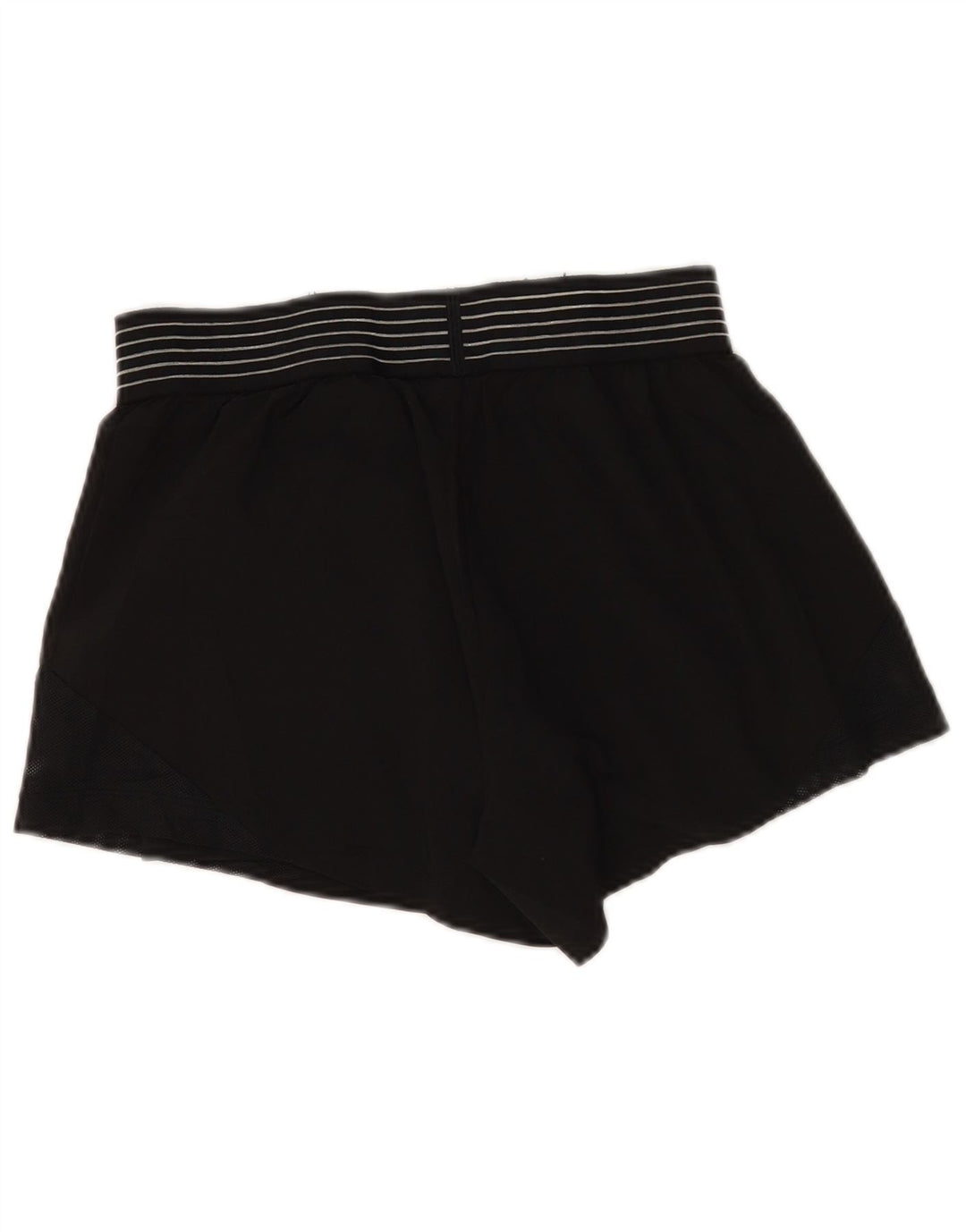 Pantaloncini sportivi Nike da donna Dri Fit UK 8 piccoli poliestere nero