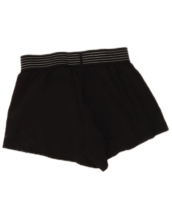 Pantaloncini sportivi Nike da donna Dri Fit UK 8 piccoli poliestere nero