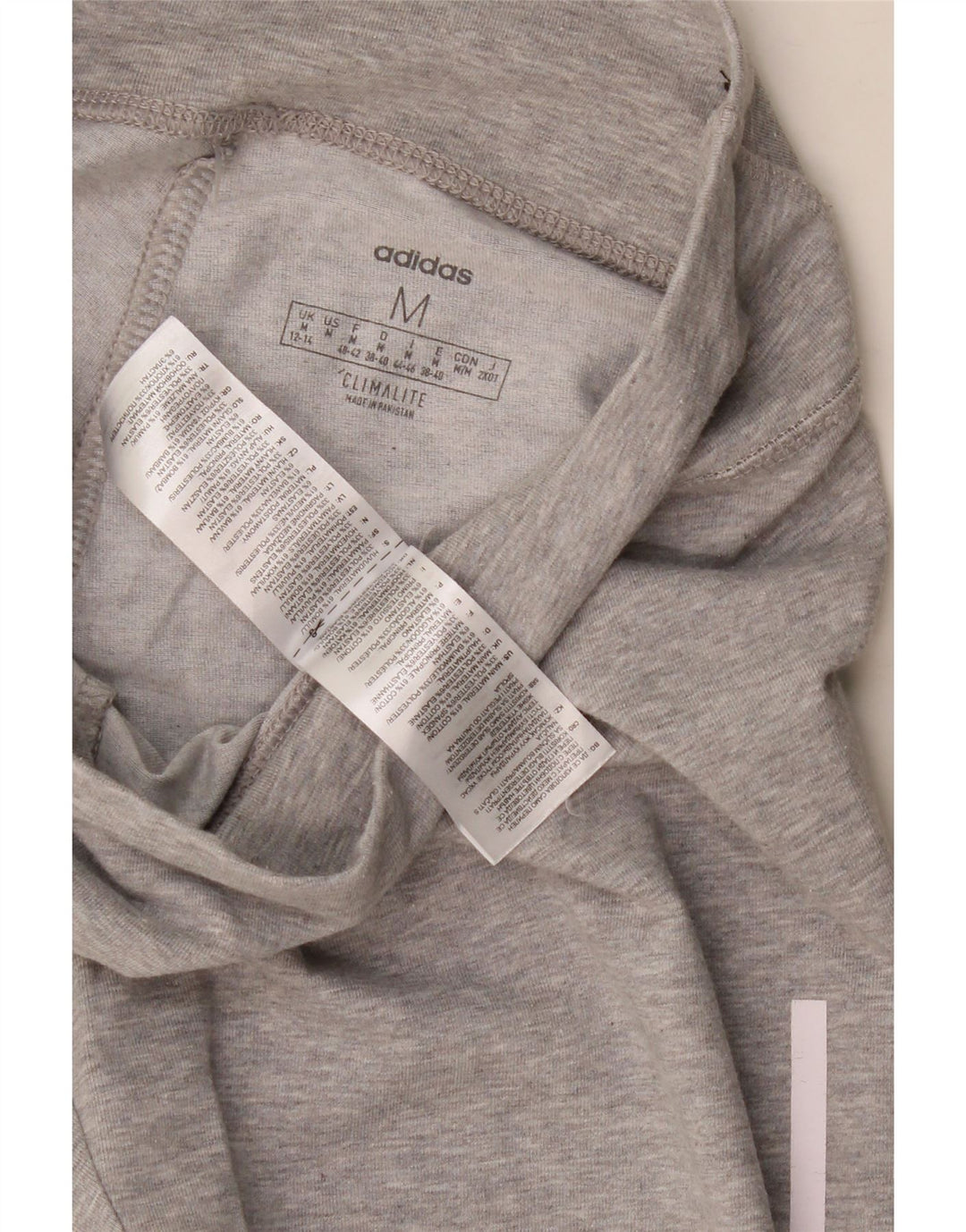 Leggings Adidas Climalite Graphic da donna UK 12/14 Cotone grigio medio