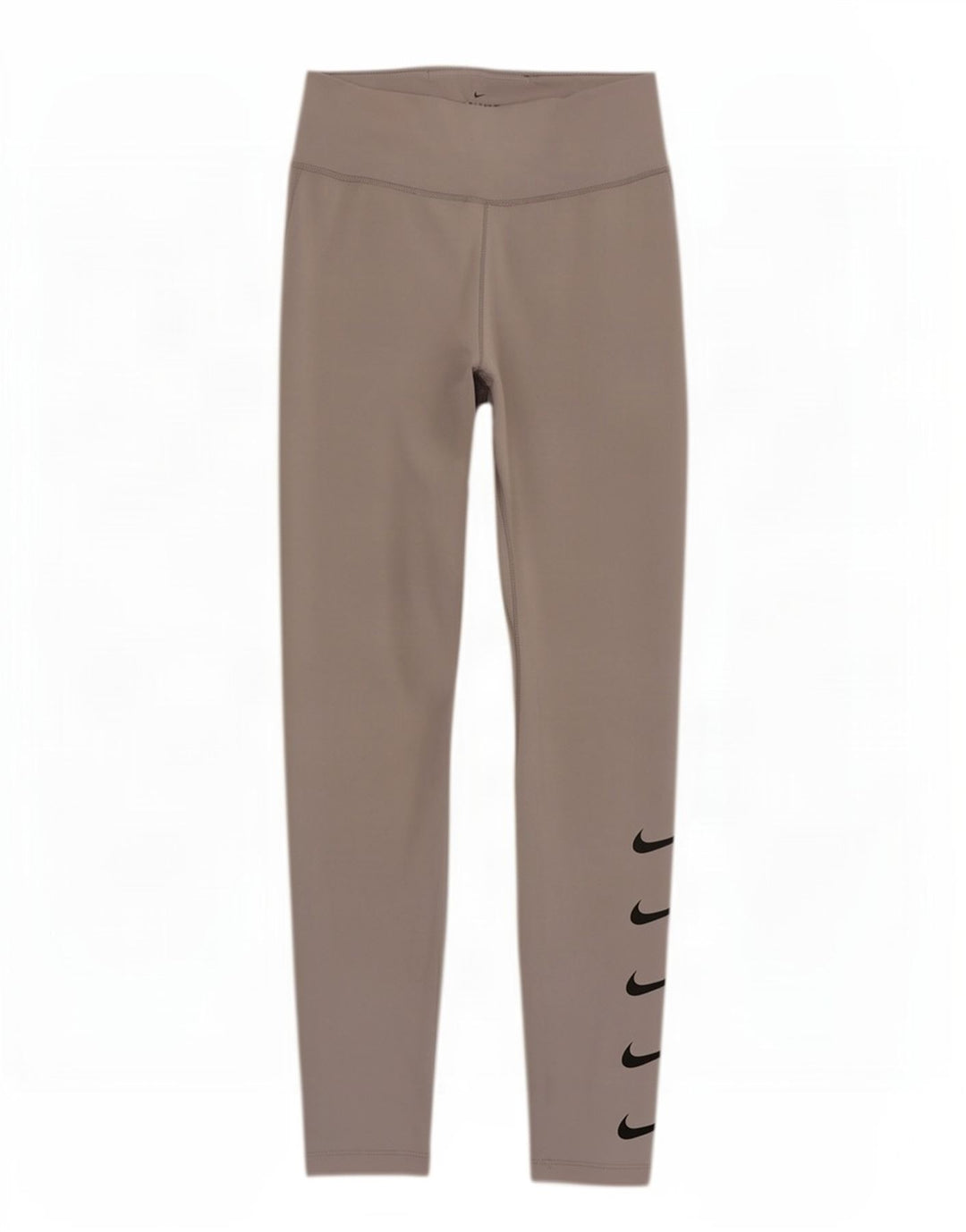 Leggings grafici Nike Dri Fit da donna UK 12 Poliestere grigio medio