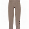Leggings grafici Nike Dri Fit da donna UK 12 Poliestere grigio medio