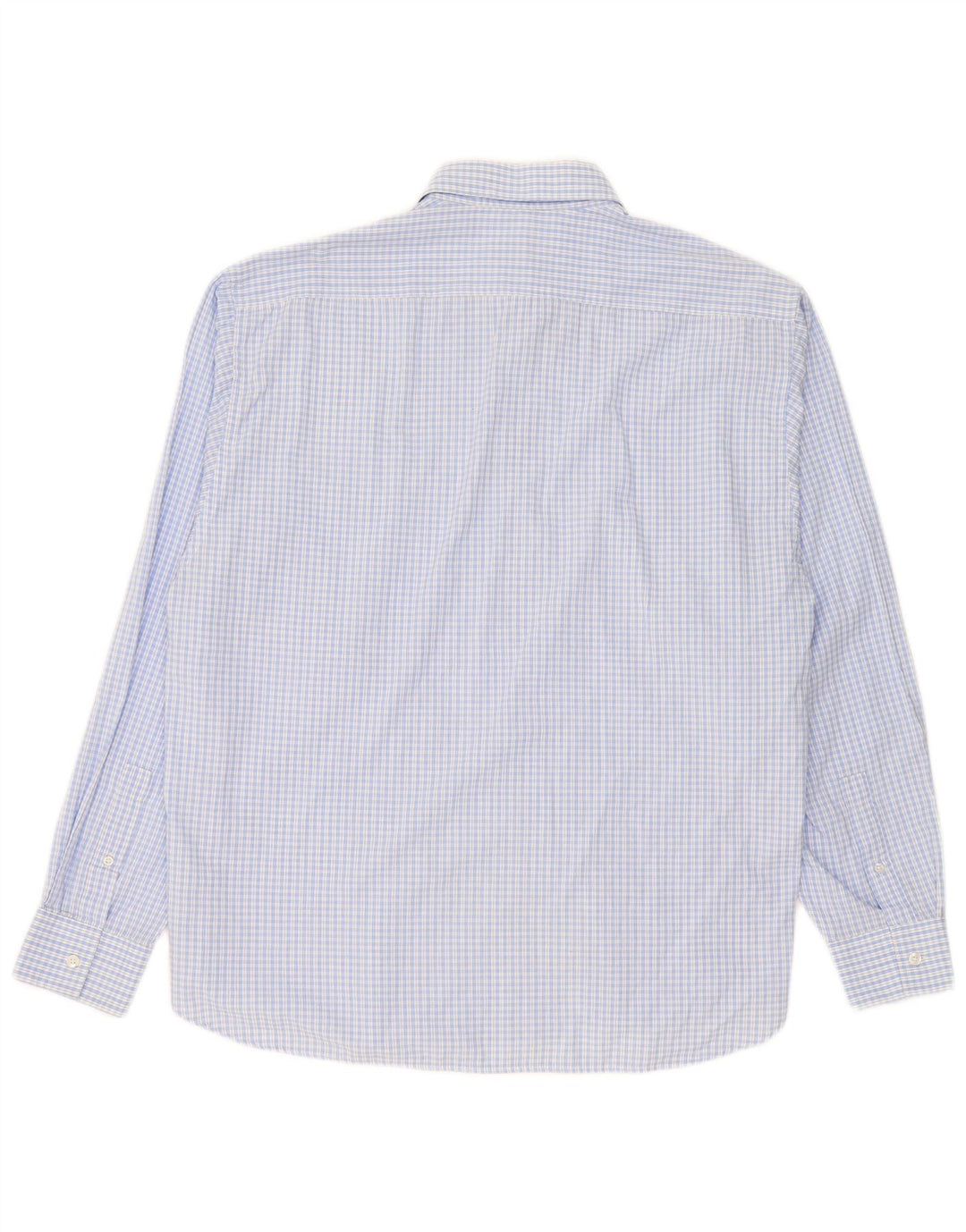 Camicia da uomo Yves Saint Laurent 2XL in cotone a quadri blu