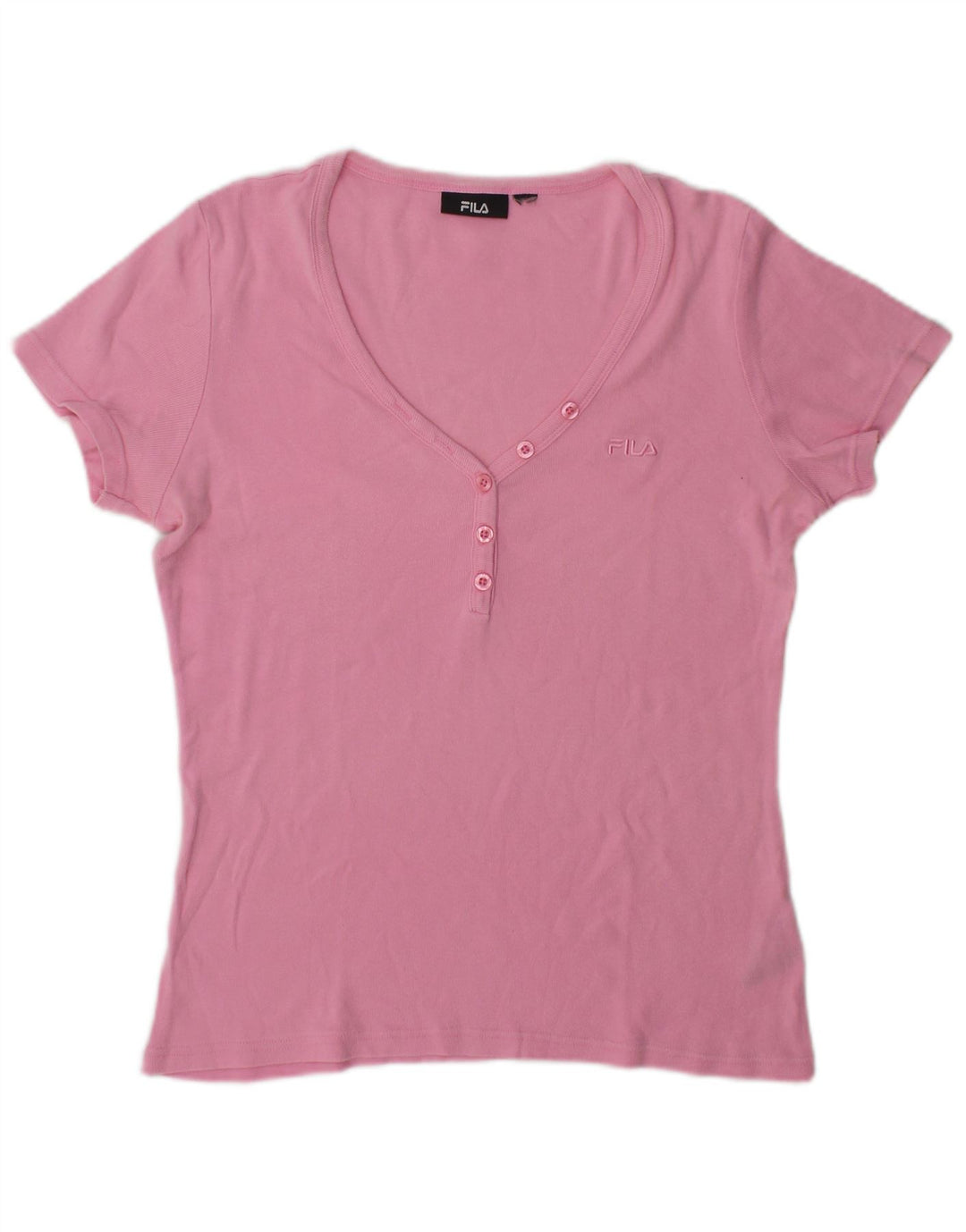 Maglietta da donna Fila Top UK 14 cotone rosa medio