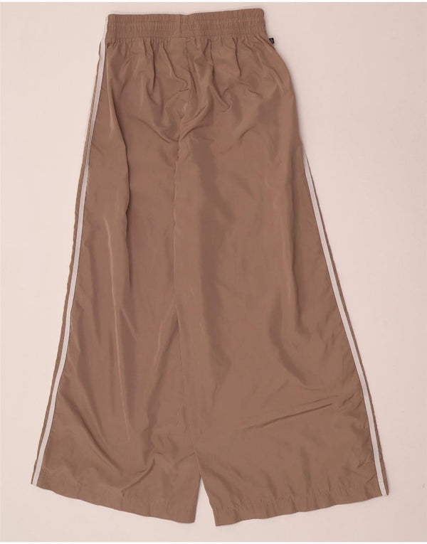 Pantaloni da tuta da donna Adidas a gamba larga UK 8/10 Small Beige