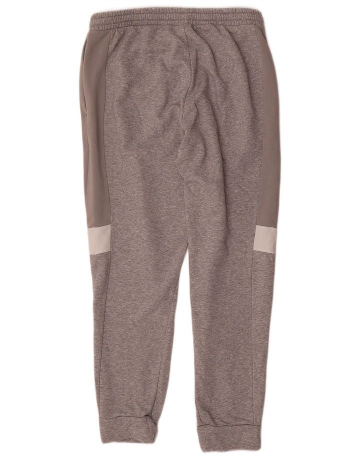 Pantaloni da tuta da uomo ADIDAS Joggers grandi in cotone color block grigio