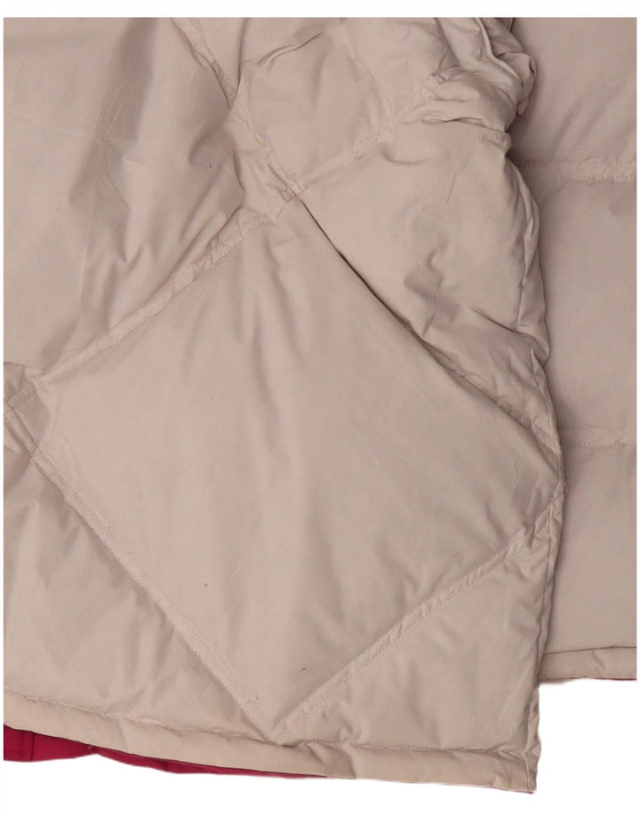 Giacca imbottita reversibile con cappuccio da uomo Diadora UK 40 Large in poliestere rosa
