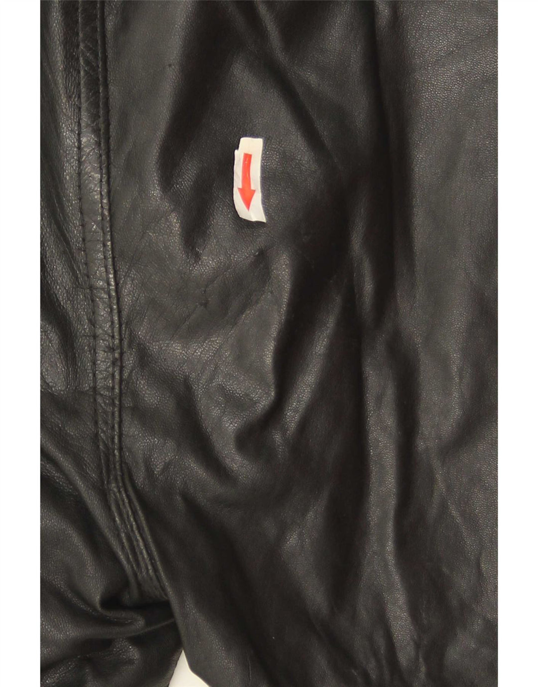Pantaloni slim in pelle da donna Golden Leaf W26 L28 neri