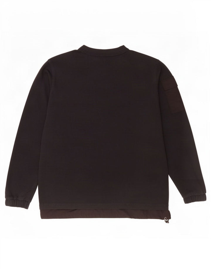 Felpa Fila Uomo Maglione Cotone Nero Medio